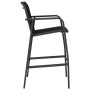 Sillas altas de jardín 4 unidades textilene negro de , Sillas de jardín - Ref: Foro24-48117, Precio: 311,67 €, Descuento: %