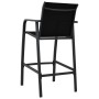 Sillas altas de jardín 4 unidades textilene negro de , Sillas de jardín - Ref: Foro24-48117, Precio: 311,67 €, Descuento: %