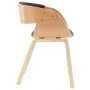 Esszimmerstuhl aus Bugholz und schwarzem Kunstleder von vidaXL, Essstühle - Ref: Foro24-283113, Preis: 138,94 €, Rabatt: %