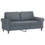 Juego de sofás con cojines 2 piezas terciopelo gris oscuro de , Sofás - Ref: Foro24-3202231, Precio: 502,82 €, Descuento: %