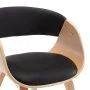 Esszimmerstuhl aus Bugholz und schwarzem Kunstleder von vidaXL, Essstühle - Ref: Foro24-283113, Preis: 138,94 €, Rabatt: %