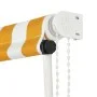 Toldo retráctil 200x150 cm amarillo y blanco de , Toldos - Ref: Foro24-143753, Precio: 45,53 €, Descuento: %