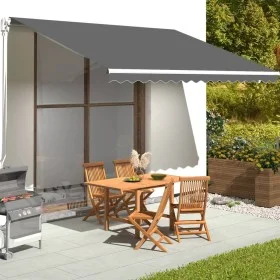Tela de repuesto para toldo gris antracita 4,5x3,5 m de , Toldos - Ref: Foro24-311950, Precio: 71,27 €, Descuento: %