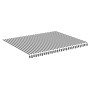 Tela de repuesto para toldo gris antracita y blanco 4,5x3,5 m de , Toldos - Ref: Foro24-311990, Precio: 72,41 €, Descuento: %