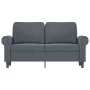 Dark gray velvet 2-seater sofa 120 cm by , Sofas - Ref: Foro24-359520, Price: 265,05 €, Discount: %