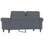 Sofá de 2 plazas de terciopelo gris oscuro 120 cm de , Sofás - Ref: Foro24-359520, Precio: 271,79 €, Descuento: %