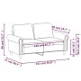 Dark gray velvet 2-seater sofa 120 cm by , Sofas - Ref: Foro24-359520, Price: 265,05 €, Discount: %