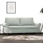 Sofá de 2 plazas de terciopelo gris claro 140 cm de , Sofás - Ref: Foro24-359529, Precio: 191,10 €, Descuento: %