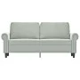 Sofá de 2 plazas de terciopelo gris claro 140 cm de , Sofás - Ref: Foro24-359529, Precio: 191,10 €, Descuento: %