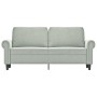 Sofá de 2 plazas de terciopelo gris claro 140 cm de , Sofás - Ref: Foro24-359529, Precio: 238,13 €, Descuento: %