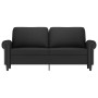 Sofá de 2 plazas terciopelo negro 140 cm de , Sofás - Ref: Foro24-359534, Precio: 227,42 €, Descuento: %