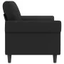 Sofá de 2 plazas terciopelo negro 140 cm de , Sofás - Ref: Foro24-359534, Precio: 222,70 €, Descuento: %