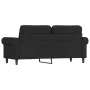 Sofá de 2 plazas terciopelo negro 140 cm de , Sofás - Ref: Foro24-359534, Precio: 222,70 €, Descuento: %