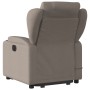 Sillón reclinable de masaje elevable tela gris taupé de , Sillones - Ref: Foro24-3204502, Precio: 321,93 €, Descuento: %