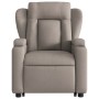 Sillón reclinable de masaje elevable tela gris taupé de , Sillones - Ref: Foro24-3204502, Precio: 321,93 €, Descuento: %