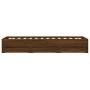 Cama con cajones madera de ingeniería marrón roble 75x190 cm de , Camas y somieres - Ref: Foro24-3207335, Precio: 129,80 €, D...