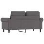 Sofá de 2 plazas de cuero sintético gris 120 cm de , Sofás - Ref: Foro24-359501, Precio: 226,97 €, Descuento: %