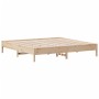 Estructura de cama madera maciza de pino 180x200 cm de , Camas y somieres - Ref: Foro24-842686, Precio: 115,72 €, Descuento: %