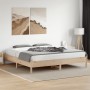 Estructura de cama madera maciza de pino 180x200 cm de , Camas y somieres - Ref: Foro24-842686, Precio: 115,72 €, Descuento: %