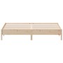 Estructura de cama madera maciza de pino 180x200 cm de , Camas y somieres - Ref: Foro24-842686, Precio: 115,72 €, Descuento: %