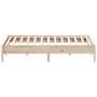 Estructura de cama madera maciza de pino 180x200 cm de , Camas y somieres - Ref: Foro24-842686, Precio: 115,72 €, Descuento: %
