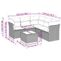Set de muebles de jardín 6 pzas y cojines ratán sintético gris de , Conjuntos de jardín - Ref: Foro24-3249469, Precio: 369,30...