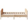 Estructura de cama con cabecero madera maciza pino 180x200 cm de , Camas y somieres - Ref: Foro24-3216164, Precio: 213,07 €, ...