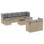 Juego de sofás jardín con cojines beige 10 pzas ratán sintético de , Conjuntos de jardín - Ref: Foro24-3250158, Precio: 612,1...