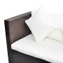 Set muebles de jardín 4 piezas y cojines ratán sintético marrón de , Conjuntos de jardín - Ref: Foro24-42988, Precio: 577,55 ...