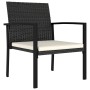 Sillas de comedor de jardín 4 unidades ratán sintético negro de , Sillas de jardín - Ref: Foro24-317171, Precio: 137,21 €, De...
