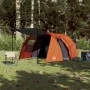 Tienda de camping con túnel 4 personas impermeable gris naranja de , Tiendas de campaña - Ref: Foro24-94399, Precio: 153,62 €...