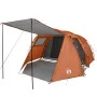 Tienda de camping con túnel 4 personas impermeable gris naranja de , Tiendas de campaña - Ref: Foro24-94399, Precio: 153,62 €...