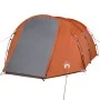 Tienda de camping con túnel 4 personas impermeable gris naranja de , Tiendas de campaña - Ref: Foro24-94399, Precio: 153,62 €...