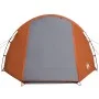 Tienda de camping con túnel 4 personas impermeable gris naranja de , Tiendas de campaña - Ref: Foro24-94399, Precio: 153,62 €...