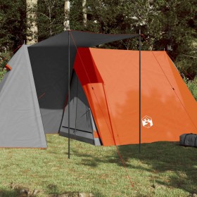 Tienda de campaña para 3 personas impermeable gris y naranja de , Tiendas de campaña - Ref: Foro24-94367, Precio: 104,10 €, D...