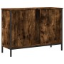 Armario lavabo baño madera ingeniería roble ahumado 80x30x60 cm de , Tocadores - Ref: Foro24-842453, Precio: 63,07 €, Descuen...
