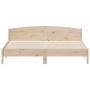 Estructura de cama con cabecero madera maciza pino 180x200 cm de , Camas y somieres - Ref: Foro24-3216191, Precio: 188,13 €, ...