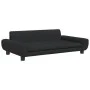 Cama para perros de terciopelo negra 100x54x33 cm de , Camas para perros - Ref: Foro24-171985, Precio: 104,86 €, Descuento: %