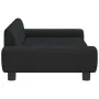 Cama para perros de terciopelo negra 100x54x33 cm de , Camas para perros - Ref: Foro24-171985, Precio: 104,86 €, Descuento: %