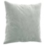 Juego de sofás con cojines 3 piezas terciopelo gris claro de , Sofás - Ref: Foro24-3202240, Precio: 559,36 €, Descuento: %