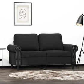 Sofá de 2 plazas terciopelo negro 120 cm de , Sofás - Ref: Foro24-359524, Precio: 250,94 €, Descuento: %