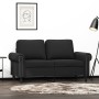 Sofá de 2 plazas terciopelo negro 120 cm de , Sofás - Ref: Foro24-359524, Precio: 255,26 €, Descuento: %