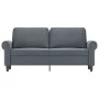 Sofá de 2 plazas de terciopelo gris oscuro 140 cm de , Sofás - Ref: Foro24-359530, Precio: 223,93 €, Descuento: %