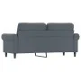 Sofá de 2 plazas de terciopelo gris oscuro 140 cm de , Sofás - Ref: Foro24-359530, Precio: 223,93 €, Descuento: %