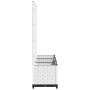 Jardinera con enrejado PP blanco 120x40x136 cm de , Maceteros y jardineras - Ref: Foro24-153284, Precio: 99,06 €, Descuento: %