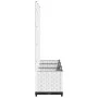 Jardinera con enrejado PP blanco 120x40x136 cm de , Maceteros y jardineras - Ref: Foro24-153284, Precio: 112,52 €, Descuento: %