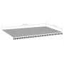Replacement fabric for anthracite gray and white awning 6x3.5 m by , Awnings - Ref: Foro24-311994, Price: 81,45 €, Discount: %