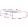 Cama con cajones madera ingeniería gris hormigón 90x190 cm de , Camas y somieres - Ref: Foro24-3207325, Precio: 159,48 €, Des...