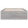 Cama con cajones madera de ingeniería gris Sonoma 90x190 cm de , Camas y somieres - Ref: Foro24-3207327, Precio: 140,41 €, De...