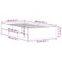Cama con cajones madera de ingeniería gris Sonoma 90x190 cm de , Camas y somieres - Ref: Foro24-3207327, Precio: 140,41 €, De...